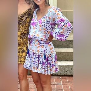 Oliphant Balloon Sleeve Mini Dress